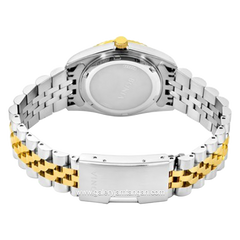 BONIA BNB10550-3157 Silver Gold Dial White Stainless Steel