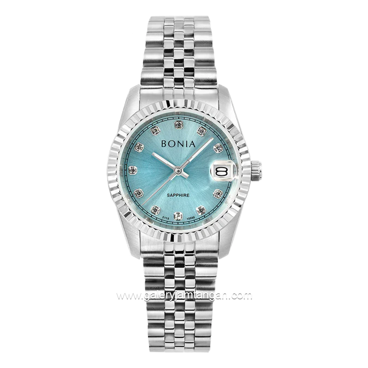 BONIA BNB10550-3388 Silver Dial Blue Stainless Steel