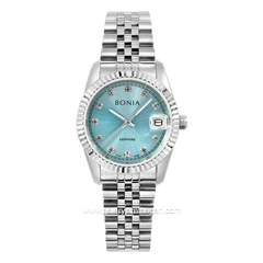 BONIA BNB10550-3388 Silver Dial Blue Stainless Steel