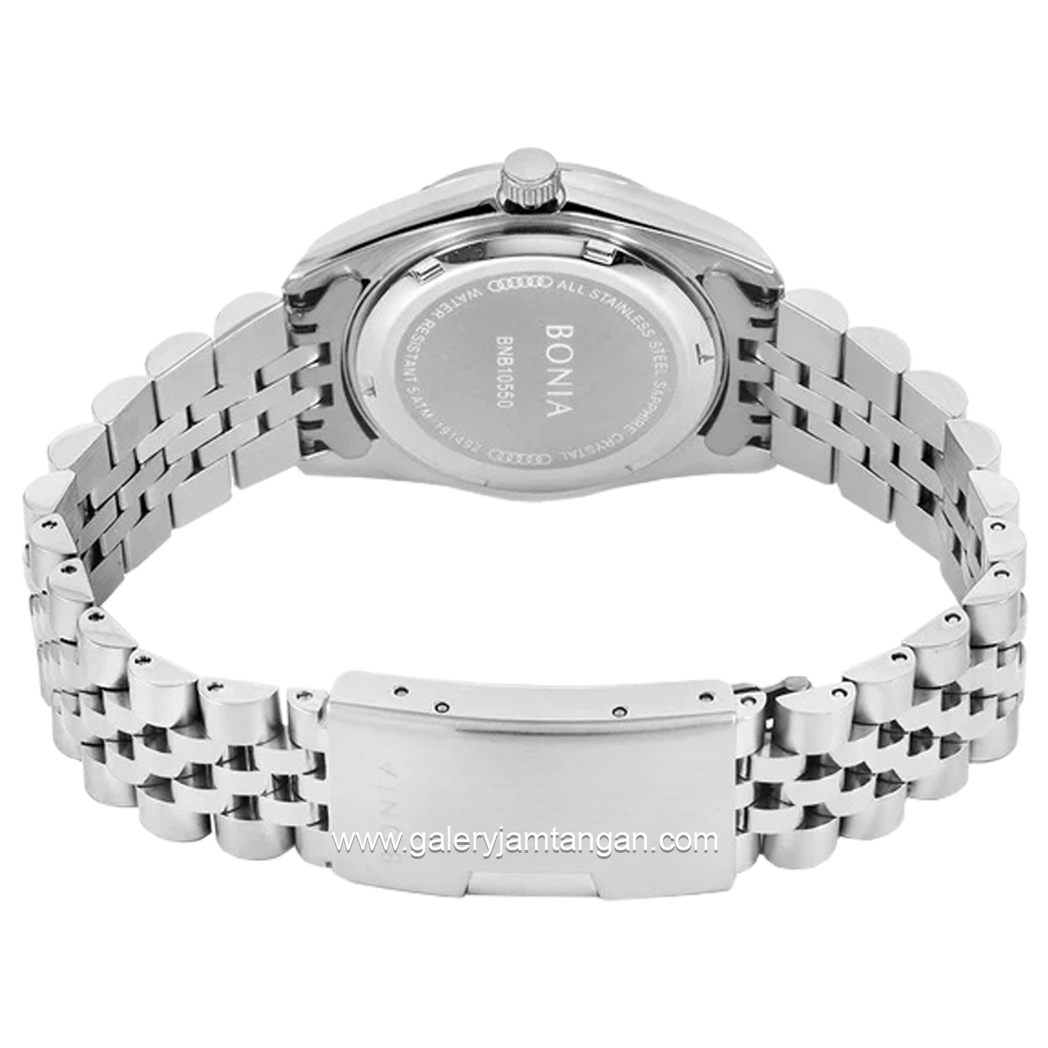 BONIA BNB10550-3397 Women's Watches Silver Dial Green Stainless Steel