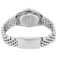 BONIA BNB10550-3397 Women's Watches Silver Dial Green Stainless Steel