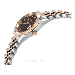 BONIA BNB10550-3647 Silver Rosegold Dial Brown Stainless Steel