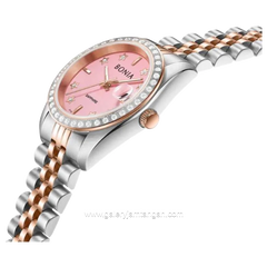 BONIA BNB10550-3679S Silver Dial Pink Stainless Steel