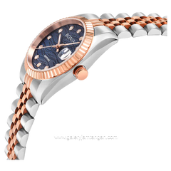 BONIA BNB10550-3687 Silver Rosegold Dial Navy Stainless Steel