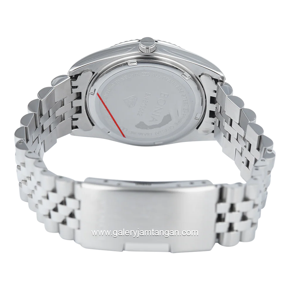 BONIA BNB10552-1353 Silver Dial White Stainless Steel