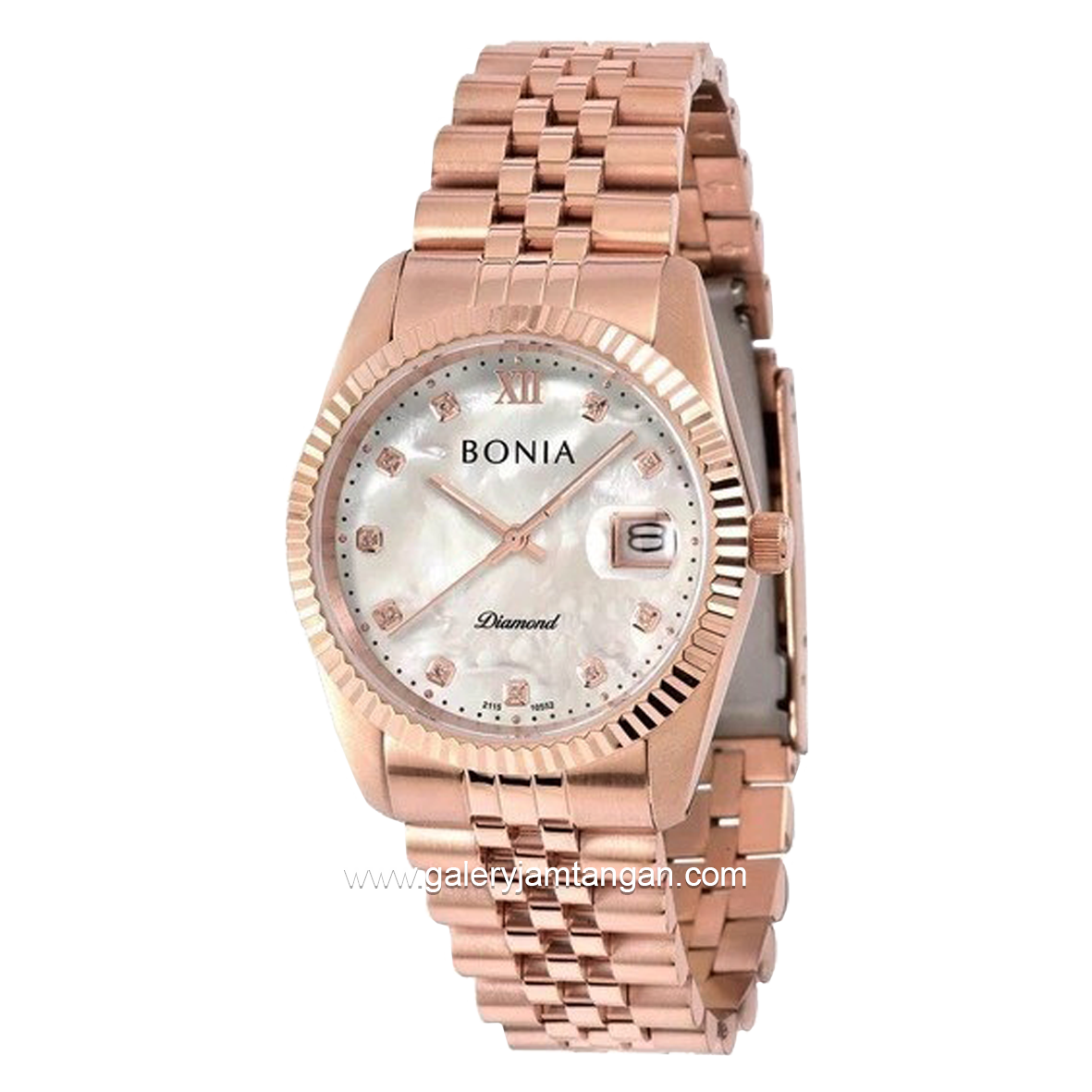 BONIA BNB10552-1553 Rosegold Diamond Stainless Steel