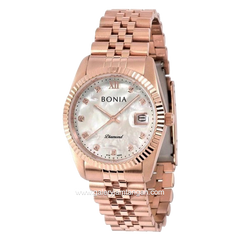 BONIA BNB10552-1553 Rosegold Diamond Stainless Steel