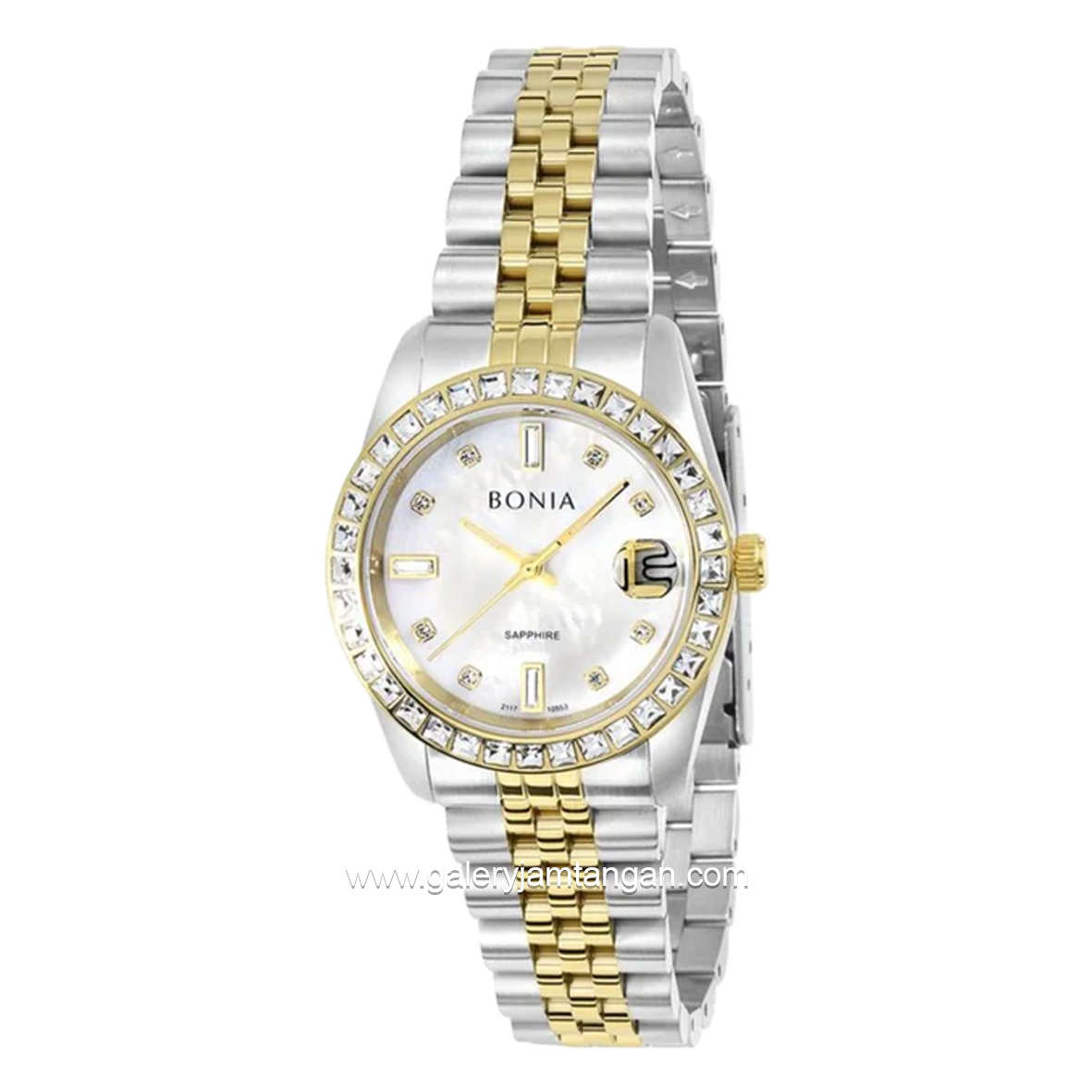 BONIA BNB10553-3157S Women's Watches Silver Gold Stainless Steel