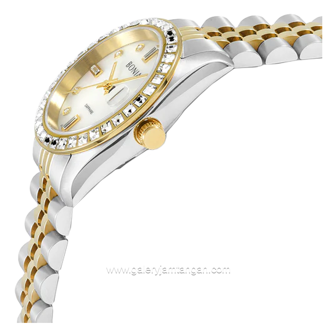 BONIA BNB10553-3157S Women's Watches Silver Gold Stainless Steel