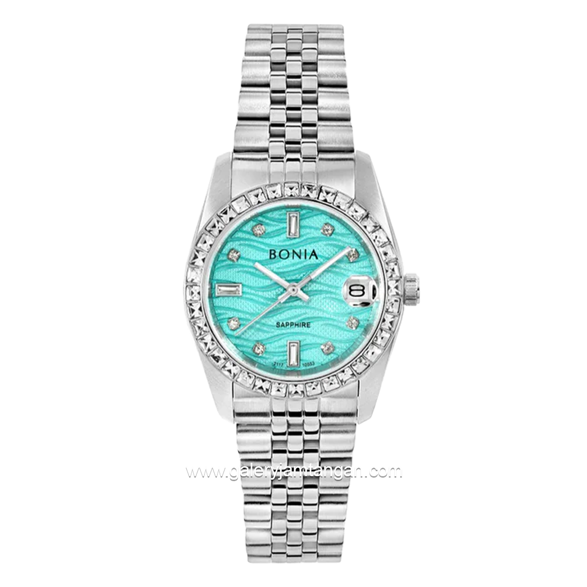 BONIA BNB10553-3387S Silver Dial Blue Stainless Steel