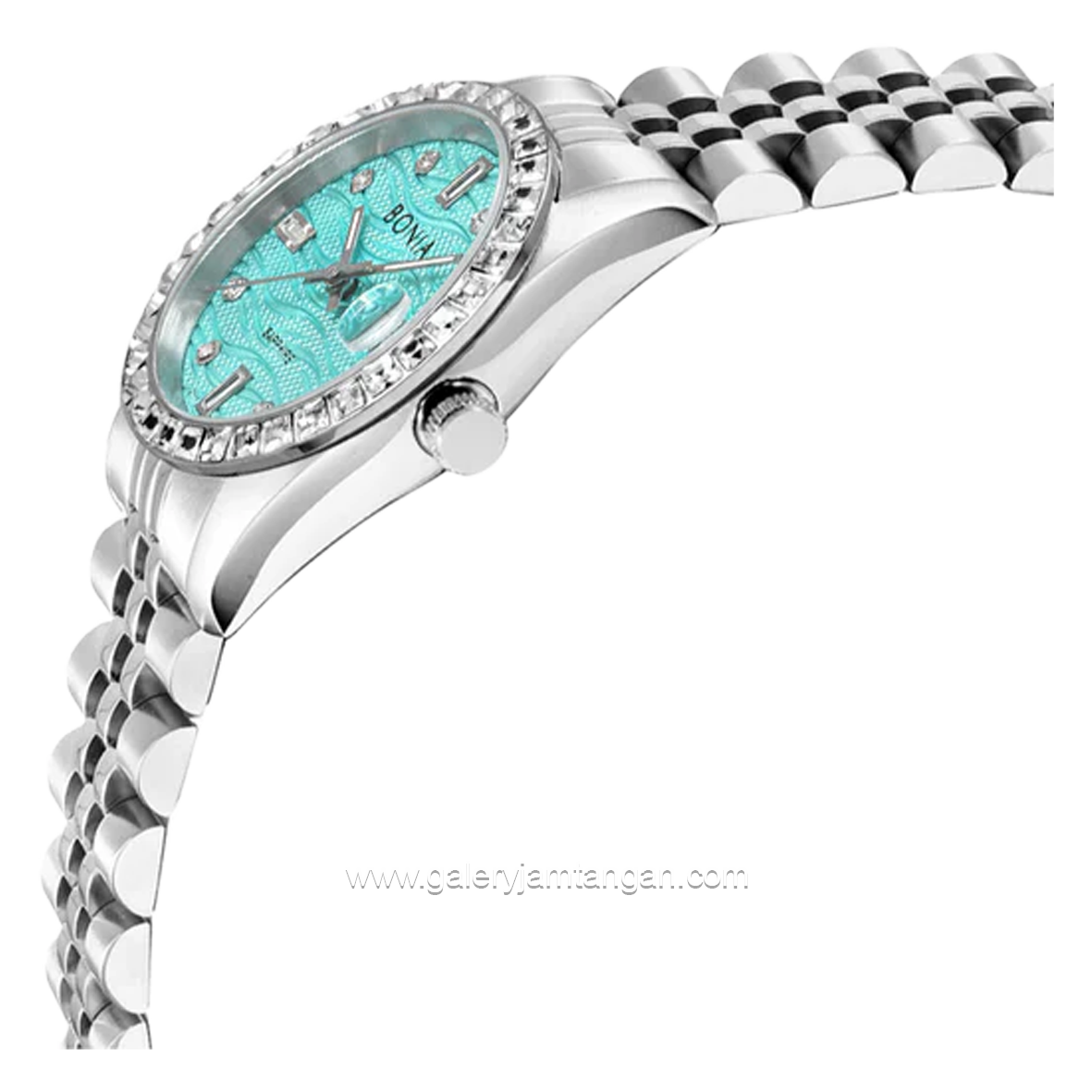 BONIA BNB10553-3387S Silver Dial Blue Stainless Steel