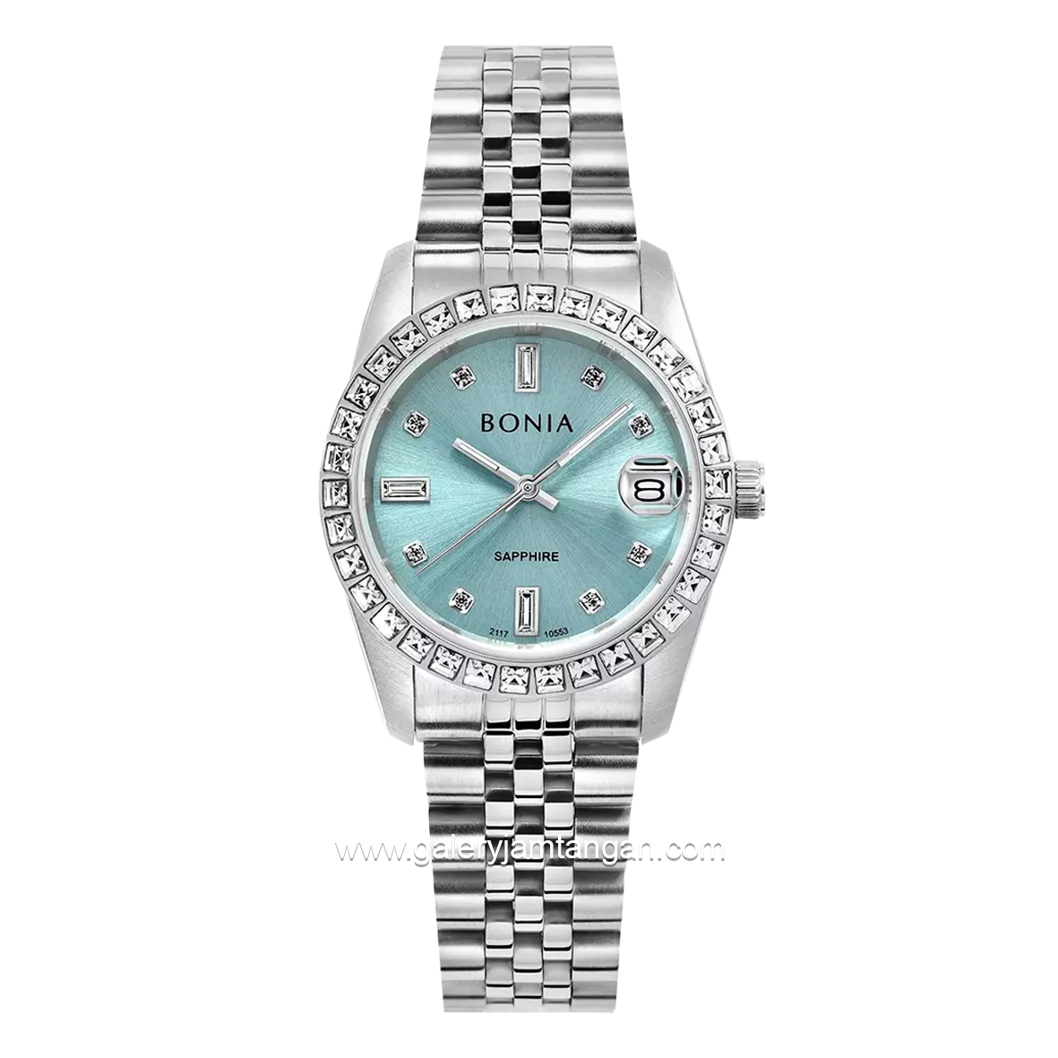 BONIA BNB10553-3388S Silver Dial Blue Stainless Steel