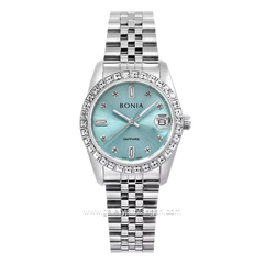 BONIA BNB10553-3388S Silver Dial Blue Stainless Steel