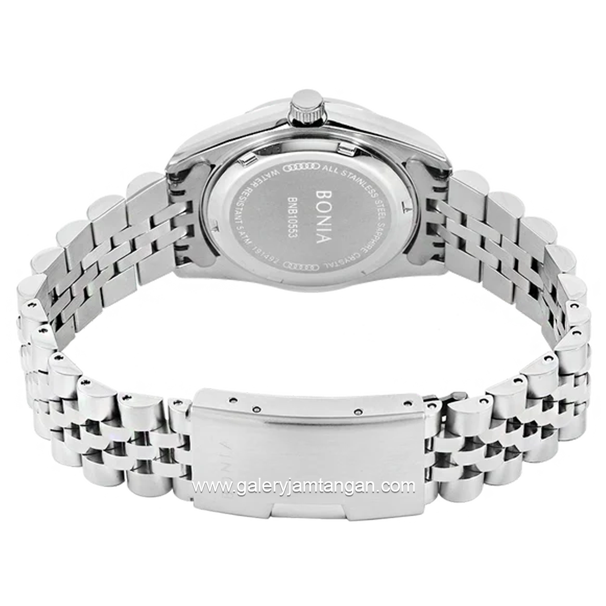 BONIA BNB10553-3397S Silver Dial Green Stainless Steel