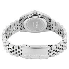 BONIA BNB10553-3397S Silver Dial Green Stainless Steel