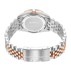BONIA BNB10553-3607S Women's Watches Silver Dial Purple Stainless Steel