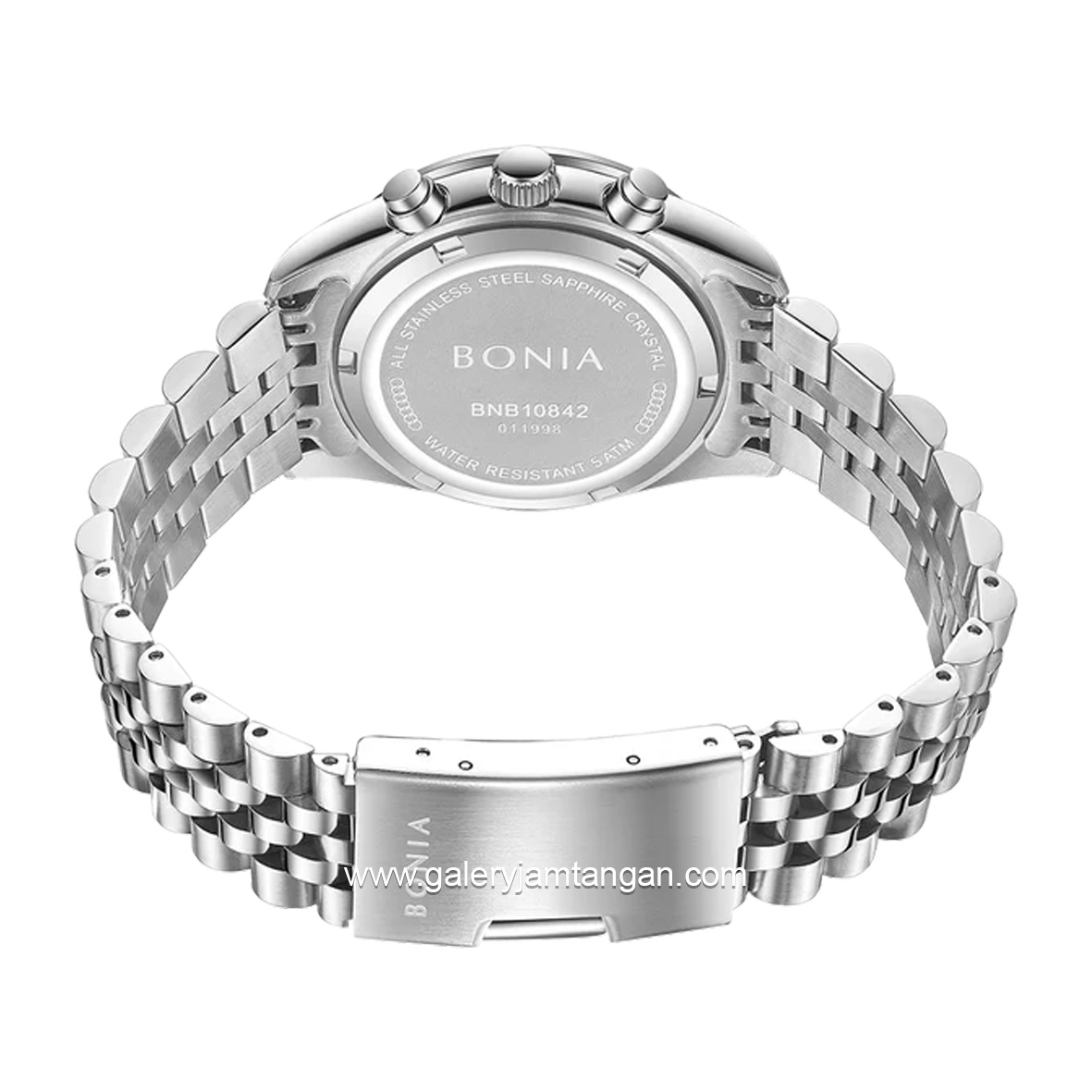 BONIA BNB10842-2307S Silver Dial Purple Stainless Steel