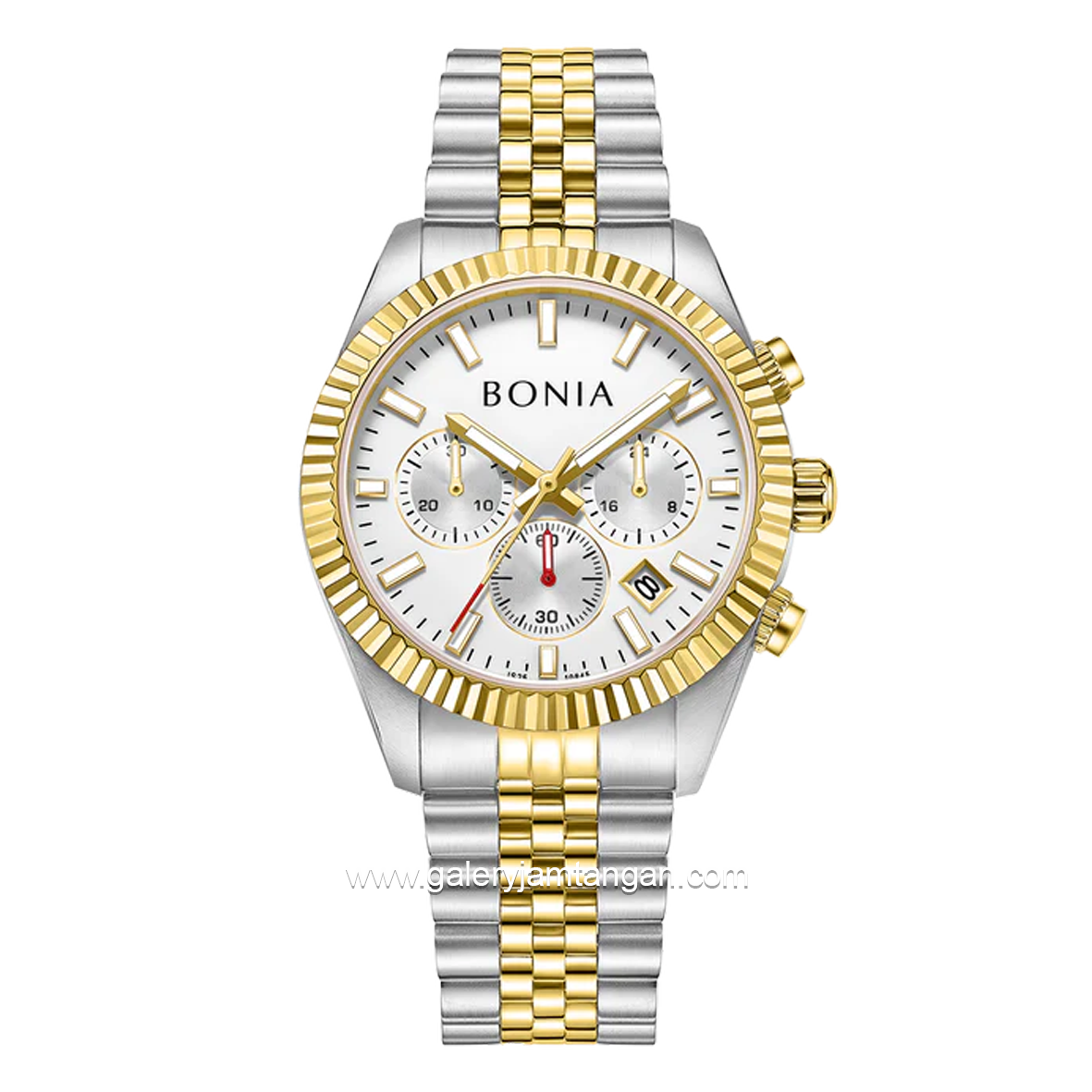 BONIA BNB10845-1112C Chronograph Silver Gold Stainless Steel