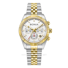 BONIA BNB10845-1112C Chronograph Silver Gold Stainless Steel