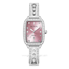 BONIA BNB10853-2377S Silver Dial Pink Stainless Steel