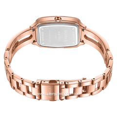 BONIA BNB10853-2517S Rosegold Dial Silver Stainless Steel