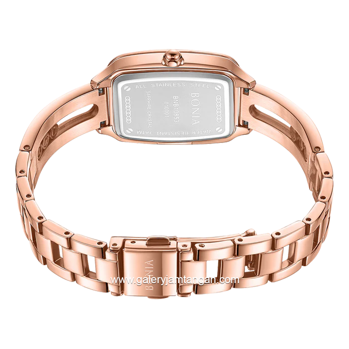 BONIA BNB10853-2567S Rosegold Dial Wine Red Stainless Steel