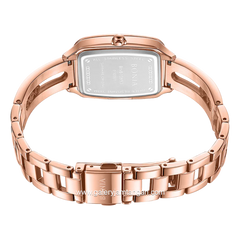 BONIA BNB10853-2567S Rosegold Dial Wine Red Stainless Steel