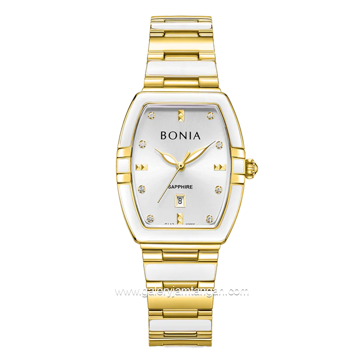 BONIA BNB10856-2217 Gold White Stainless Steel