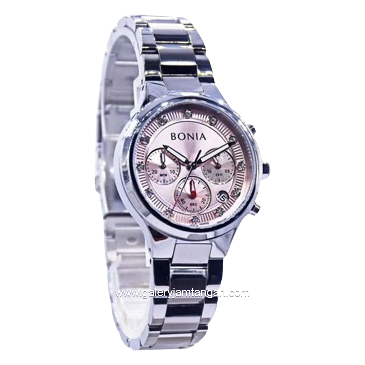 BONIA BNB195-2377C Silver Dial Pink Stainless Steel