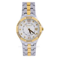 BONIA BNR142-2113S Silver Combinasi Gold Stainless Steel