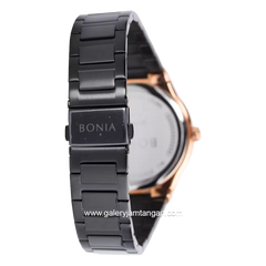 BONIA BNR192-1032 Men's Watches Black Rosegold Stainless Steel