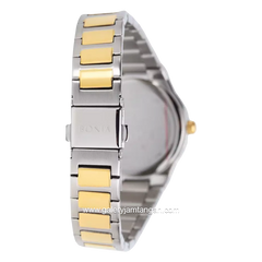 BONIA BNR192-2117 Silver Gold Dial White Stainless Steel