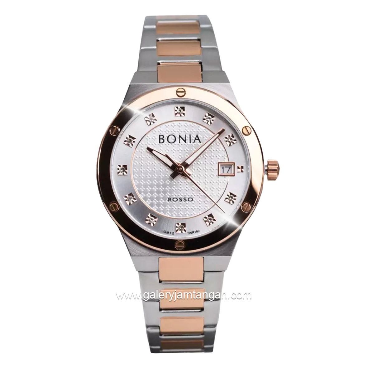 BONIA BNR192-2617 Combination Silver Rosegold Stainless Steel