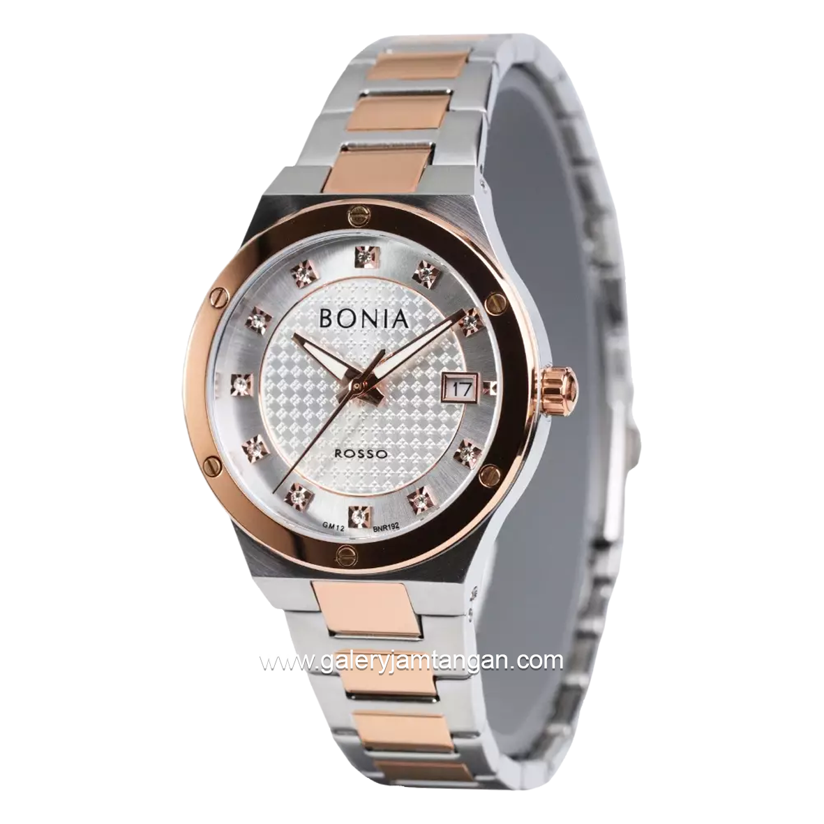 BONIA BNR192-2617 Combination Silver Rosegold Stainless Steel