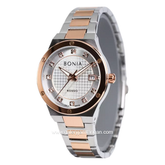BONIA BNR192-2617 Combination Silver Rosegold Stainless Steel