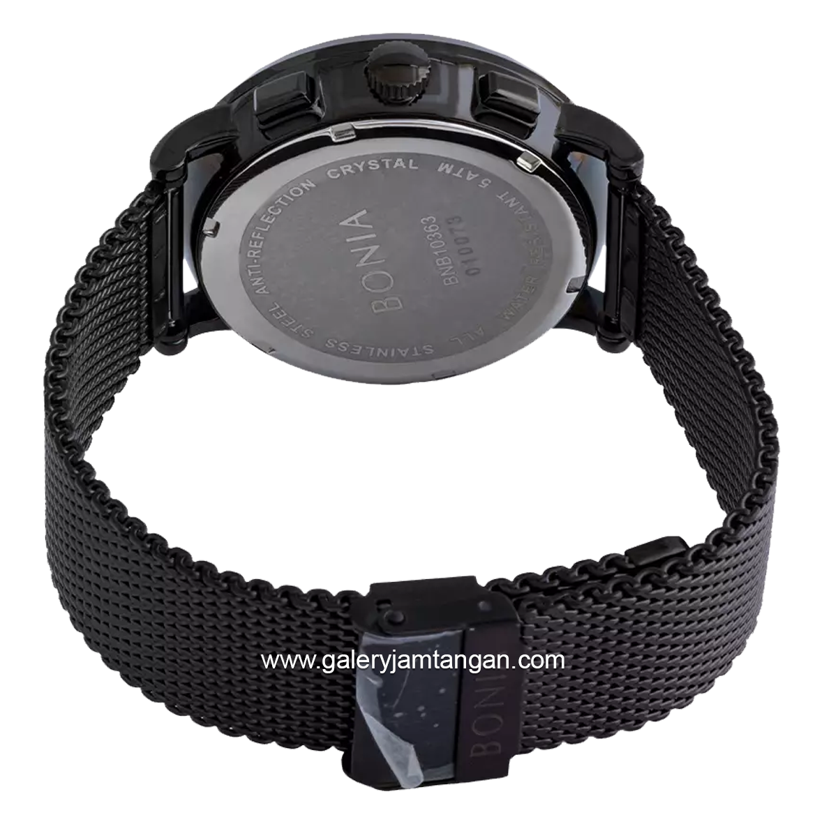 BONIA BNB10363-1733C Black Chronograph Shandrope Strap
