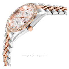 BONIA BNB10550-1616S Silver Rosegold Sapphire Crystal Glass