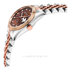 BONIA BNB10550-1646S Silver Combinasi Rosegold Stainless Steel
