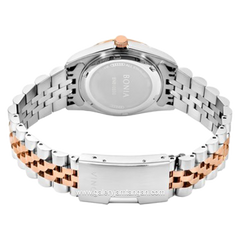 BONIA BNB10550-1646S Silver Combinasi Rosegold Stainless Steel