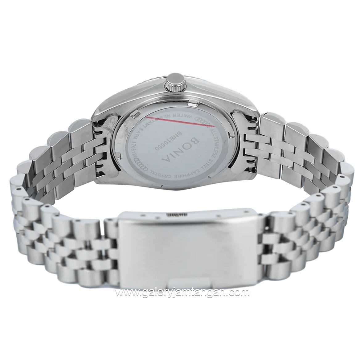 BONIA BNB10550-3316S Silver Dial White Stainless Steel