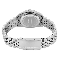BONIA BNB10550-3398 Silver Dial Green Stainless Steel