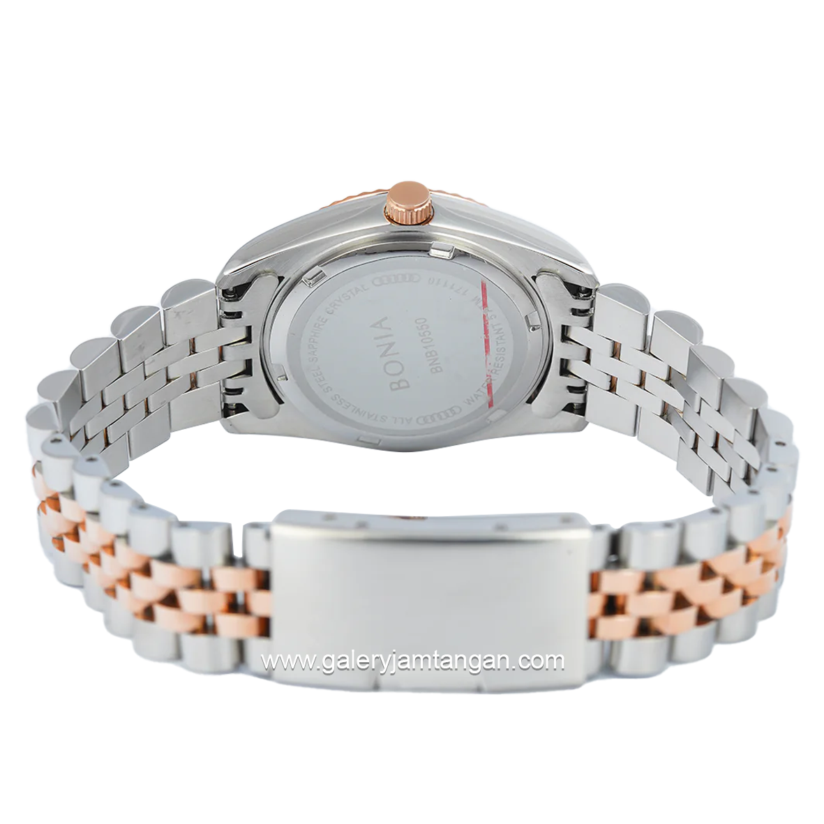 BONIA BNB10550-3616 Silver Rosegold Stainless Steel