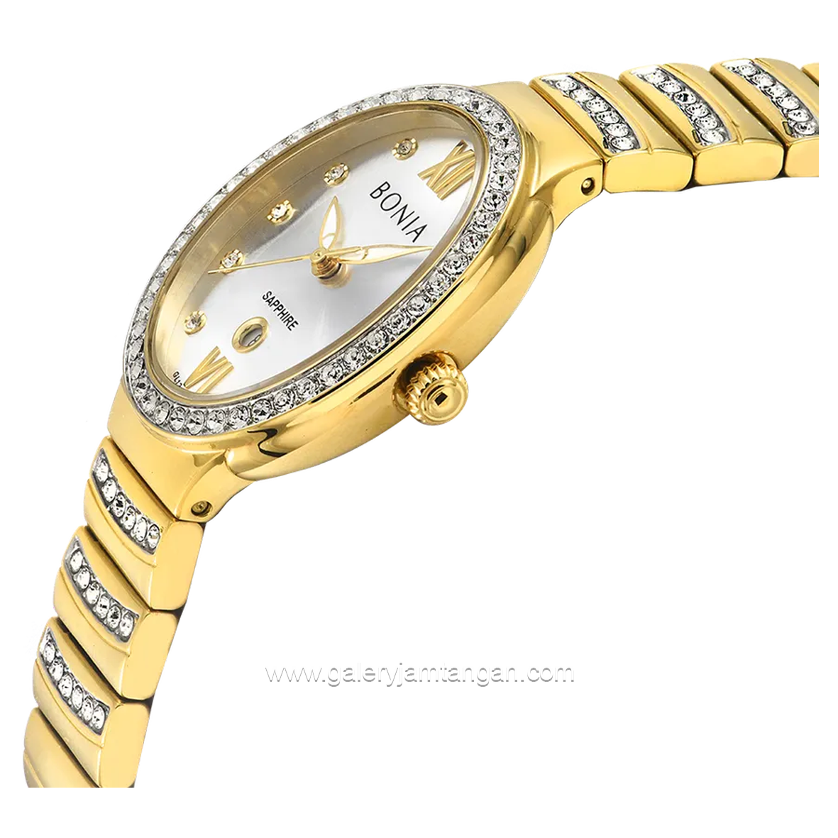 BONIA BNB10827-2213S Gold Dial Silver Stainless Steel