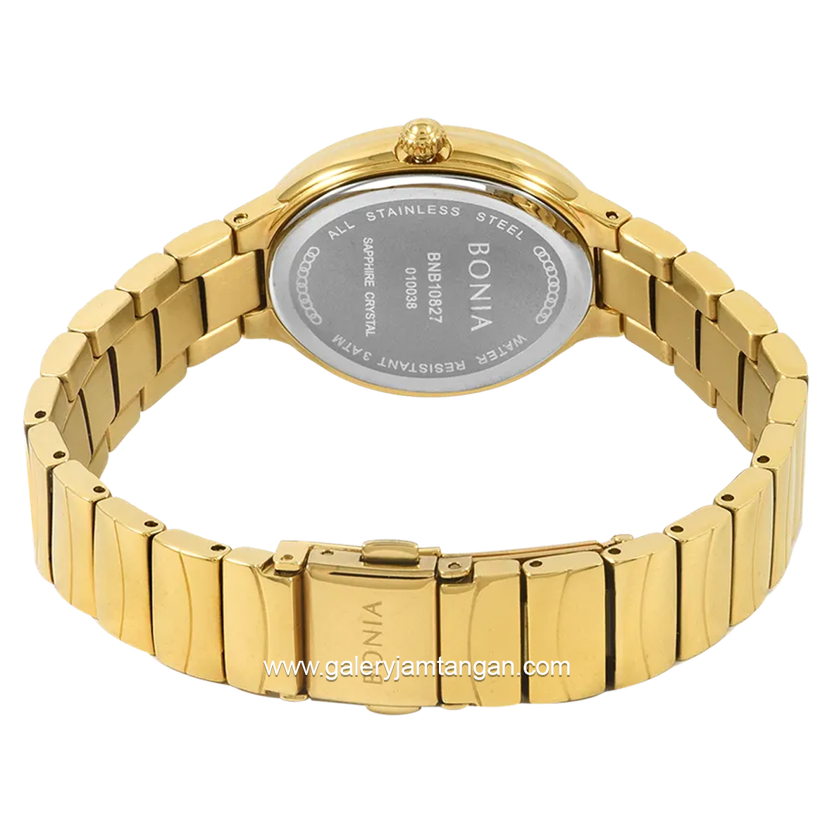 BONIA BNB10827-2213S Gold Dial Silver Stainless Steel