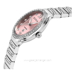 BONIA BNB10827-2373S Silver Dial Pink Stainless Steel