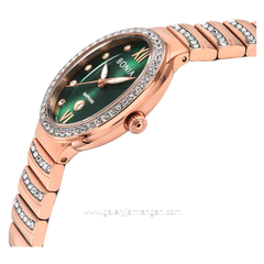 BONIA BNB10827-2593S Rosegold Dial Green Stainless Steel