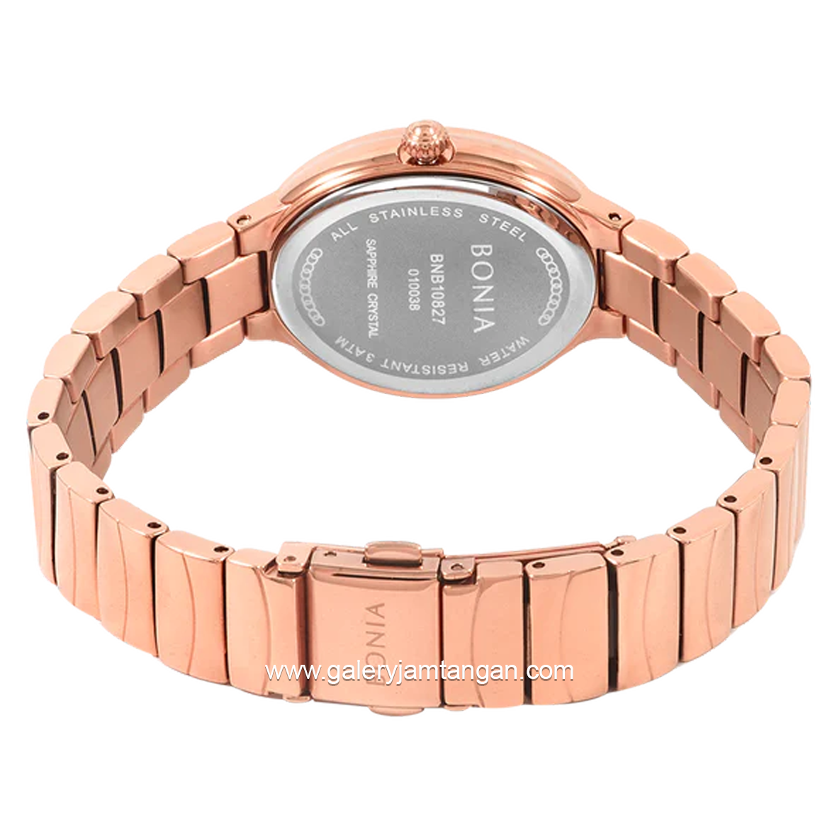 BONIA BNB10827-2593S Rosegold Dial Green Stainless Steel