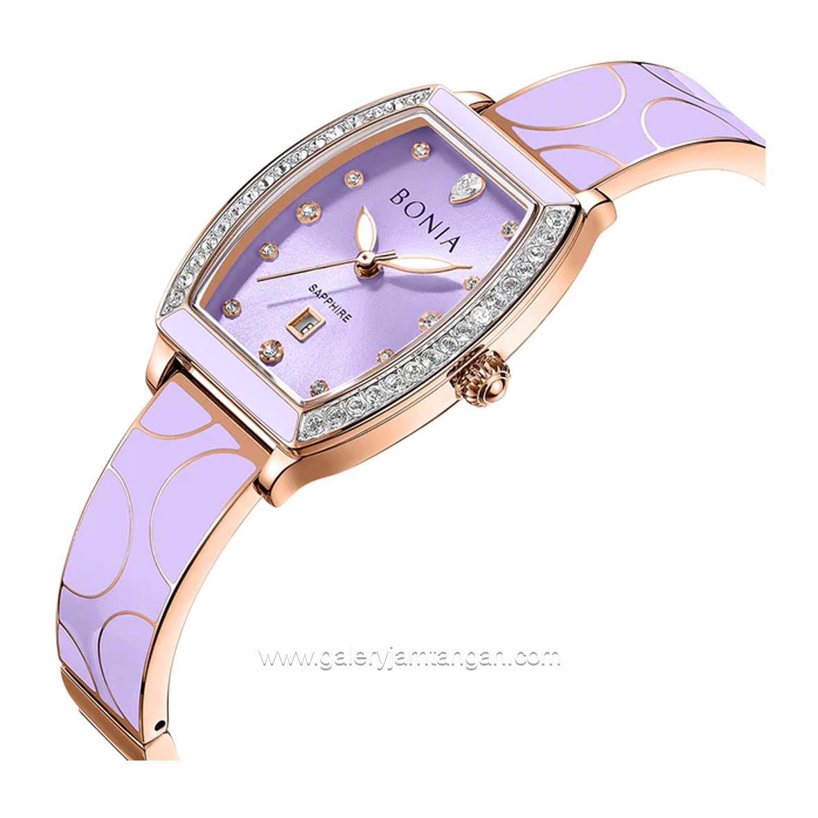 BONIA BNB10861-2507S Purple Rosegold Stainless Steel