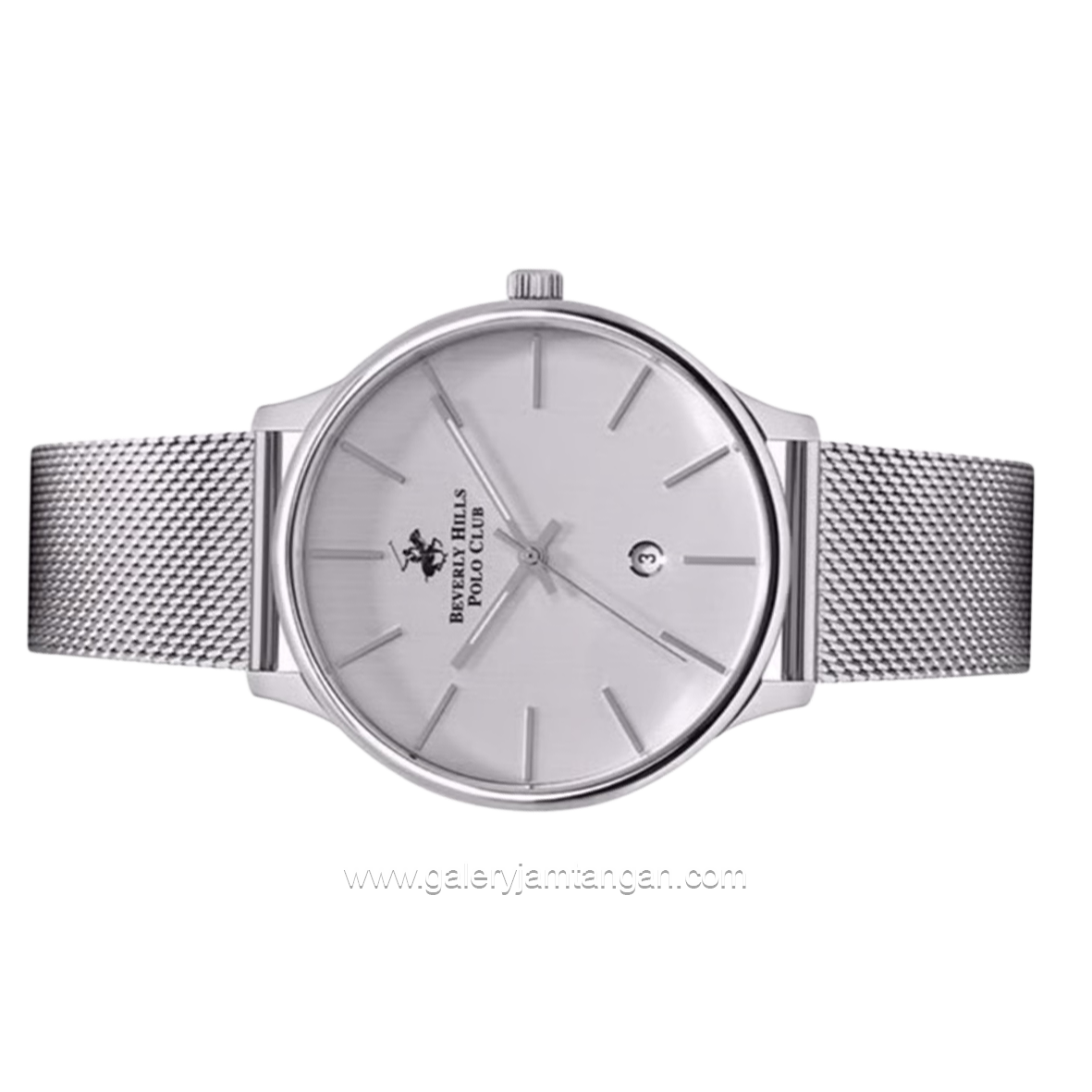 BEVERLY HILLS POLO CLUB BP3060X.330 Silver Dial White
