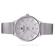 BEVERLY HILLS POLO CLUB BP3060X.330 Silver Dial White